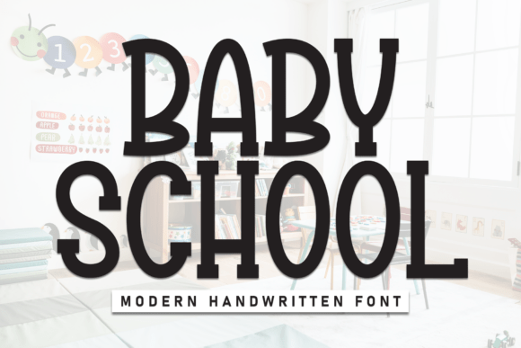 Baby School: A Handwritten Font with Cordial Sophistication