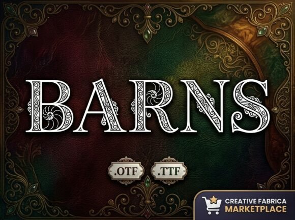 Barns: The Regal Display Font for Timeless Branding