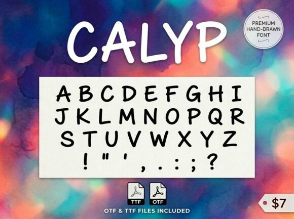 Calyp: The All-Caps Display Font for Bold, Artistic Branding