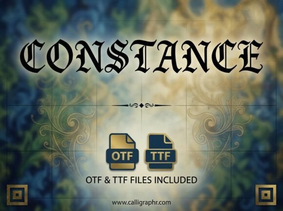Constance: A Display Typeface for Bold Statements