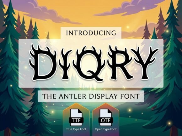 Diory: The Premium Display Font for Wilderness Branding