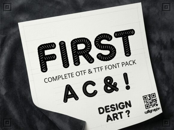 First: A Display Font for Unforgettable Brand Moments