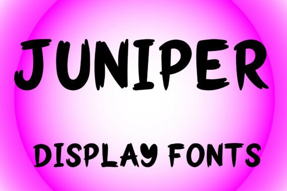 Juniper: The Bold Display Font with Modern Charm