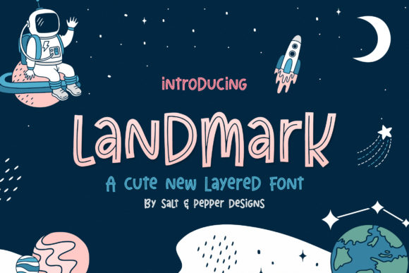 Landmark Trio: A Playful Font for Joyful Designs