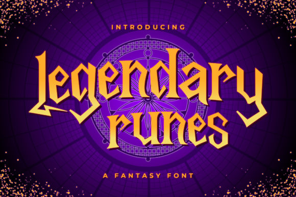 Legendary Runes: A Display Font for Fairytale Adventures