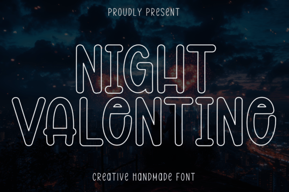 Night Valentine: A Handwritten Font with a Heart of Gold