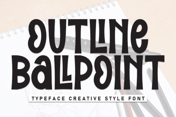 Outline Ballpoint: A Handwritten Font for Joyful Design